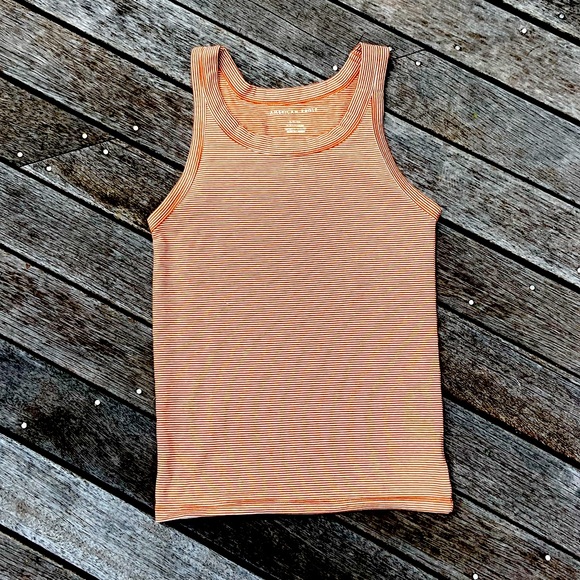 American Eagle Fitted Striped Tank, Size Small - Picture 1 of 3